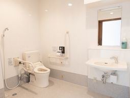 安全なトイレ設備の浴室