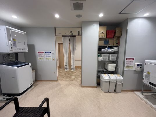 洗濯設備のある部屋