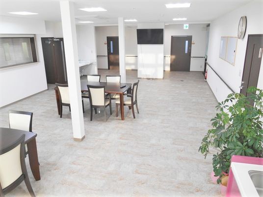 広々とした共有スペース