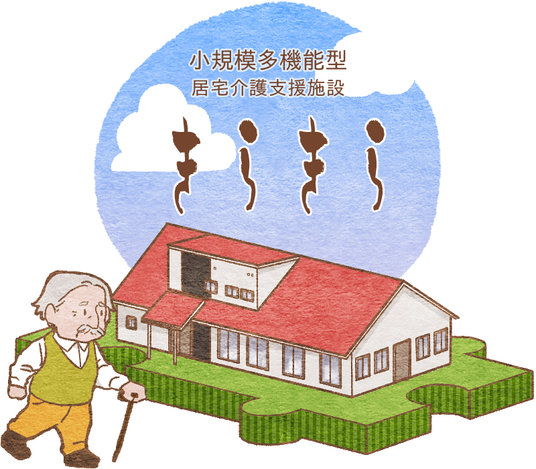 居室に向かうエントランス  
