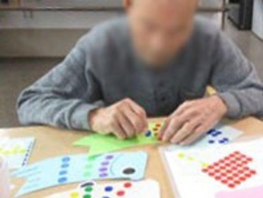 作業中の手元