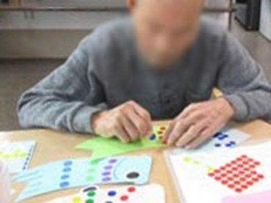 作業中の手元