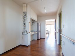 キッチン付き居室の内観