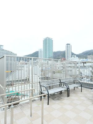 広々とした屋外スペース