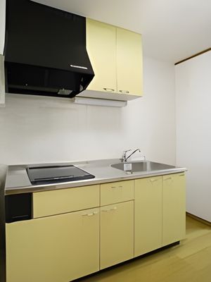 コンパクトなキッチン設備
