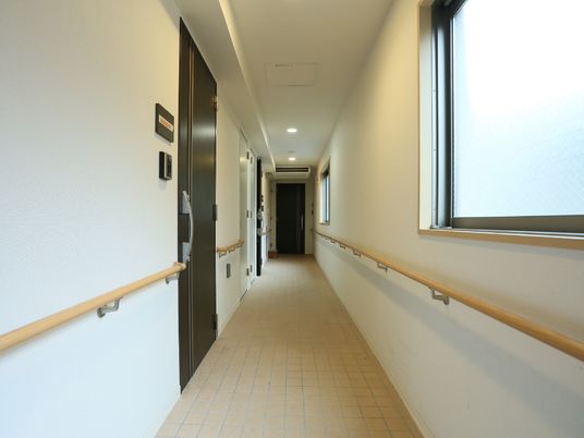 きれいな廊下の一角
