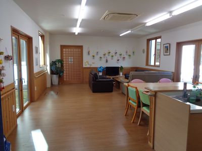 ゆったりとしたスタッフ休憩所