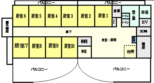 フロアマップ廊下