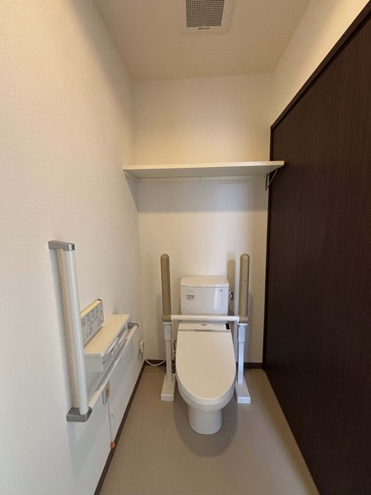 安全に配慮したトイレ