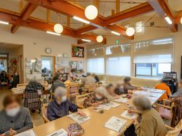 明るい共有スペース