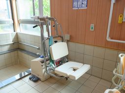 移動支援機器と浴室