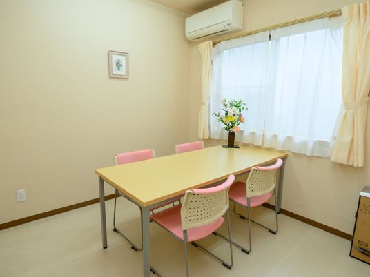 清潔な居室の一角