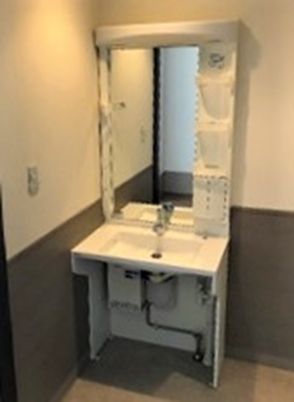機能的な洗面台