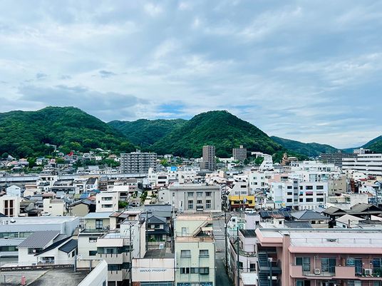 穏やかな街並みビュー