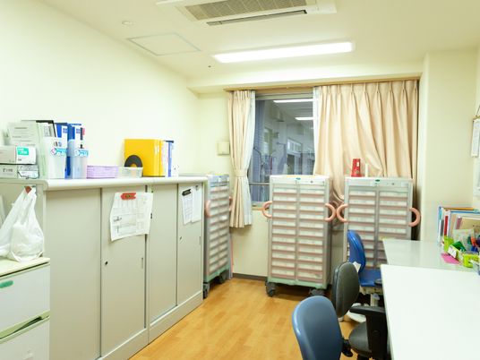 スタッフルームの内観