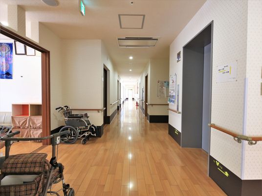 清潔な廊下の様子