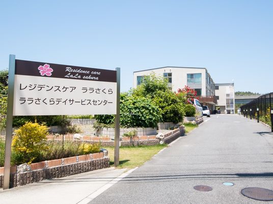 看板と建物の外観