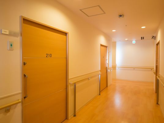 安全な廊下の様子