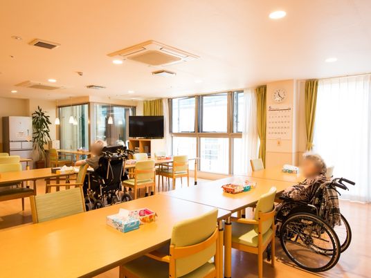 車椅子利用者の食堂