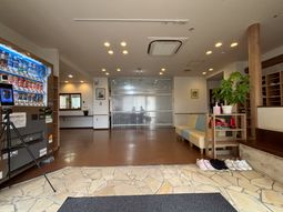 ゆったりとしたエントランス