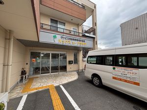 ゆったりとしたエントランス