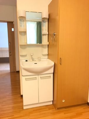 居室内の洗面台設備