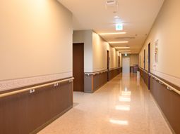 明るい廊下の様子