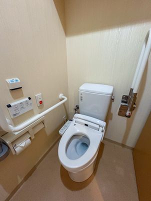 手すり付きトイレ  