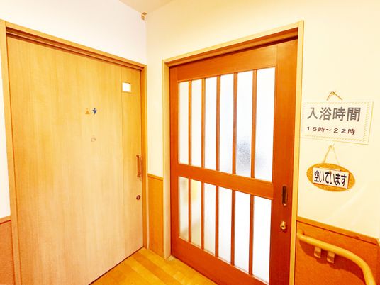 浴室のドア