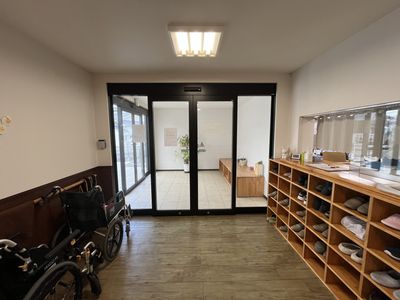 入口がある廊下