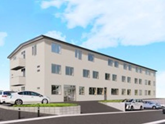 明るい外観の建物 外観 ゆったりとした駐車スペースがある落ち着いた色合いの建物です。ゆとりを持ってお過ごしいただける環境が整っています。