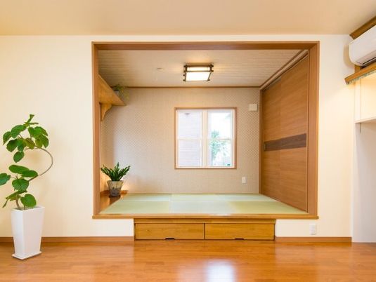 清潔な和室の一角