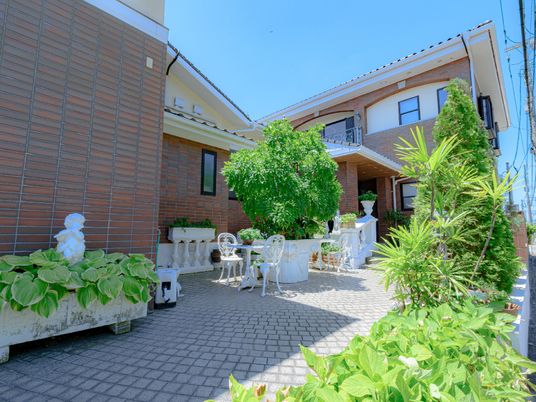 快適な庭付き建物
