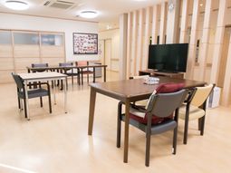 明るい共有スペース