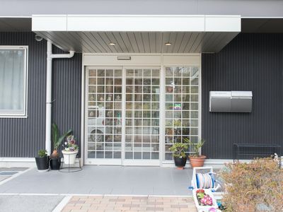 エントランスの親しみやすい景観