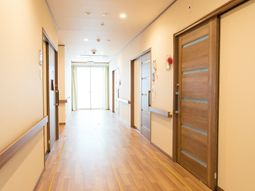 温かみのある廊下