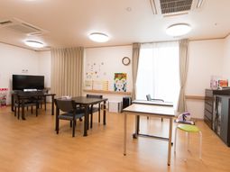 明るい共用スペース