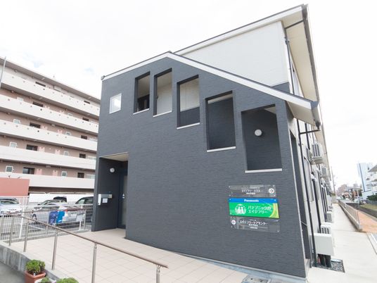 モダンな建物の外観