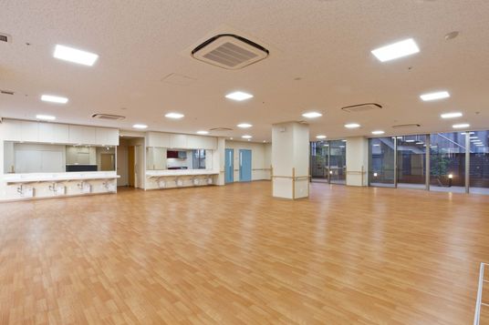 明るい機能訓練室