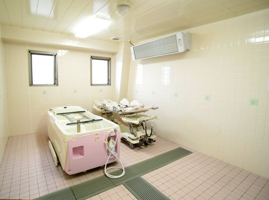 整備された浴室職場