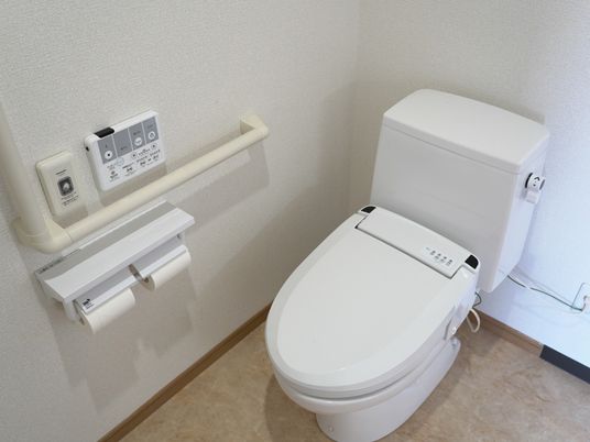 清潔な設備のトイレ