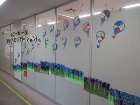 装飾された廊下  