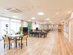 明るい共有スペース