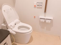 清潔なトイレ設備