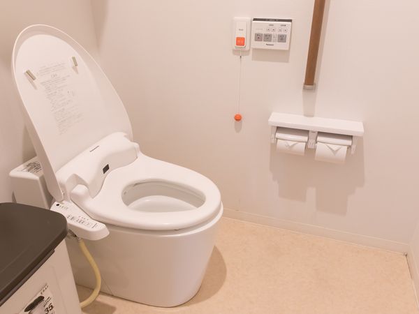 清潔なトイレ設備