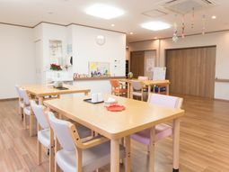 快適な空間の食堂