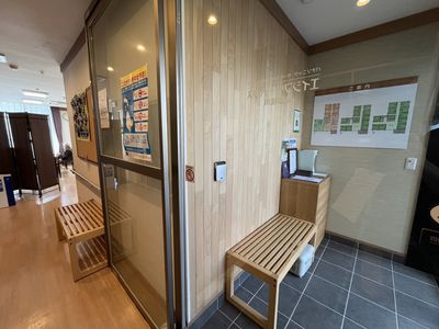 ゆったりとした廊下