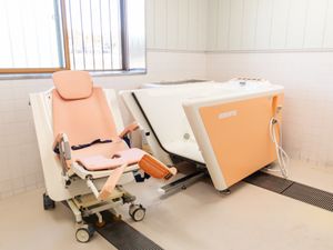 明るい機能訓練室