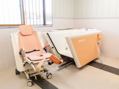 明るい機能訓練室