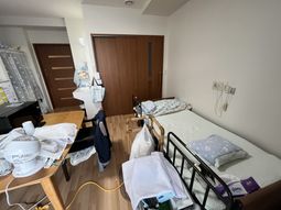 ゆったりした個室の居室